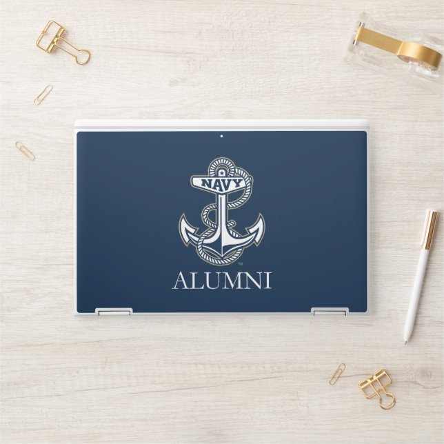 United States Naval Academy Alumni HP Laptop Skin (Desk)