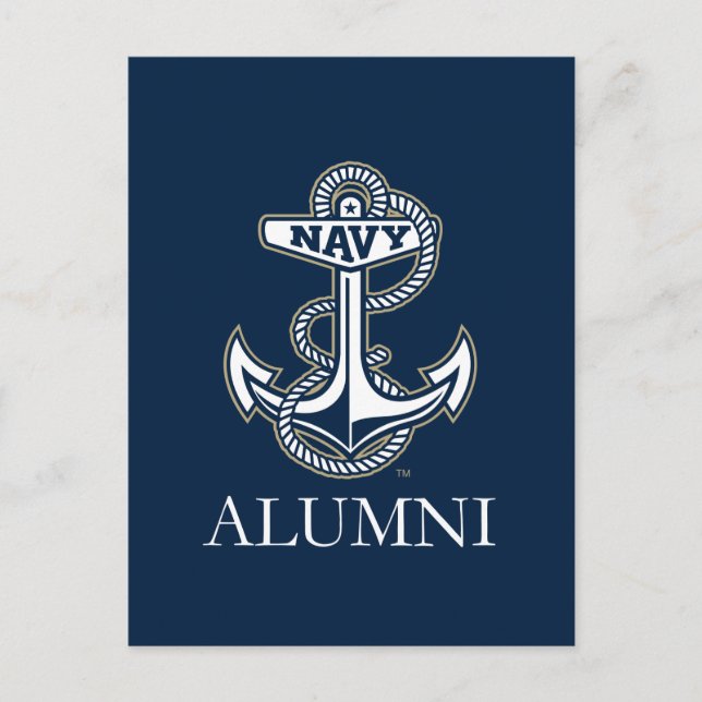 United States Naval Academy Alumni Invitation Postcard (Front)
