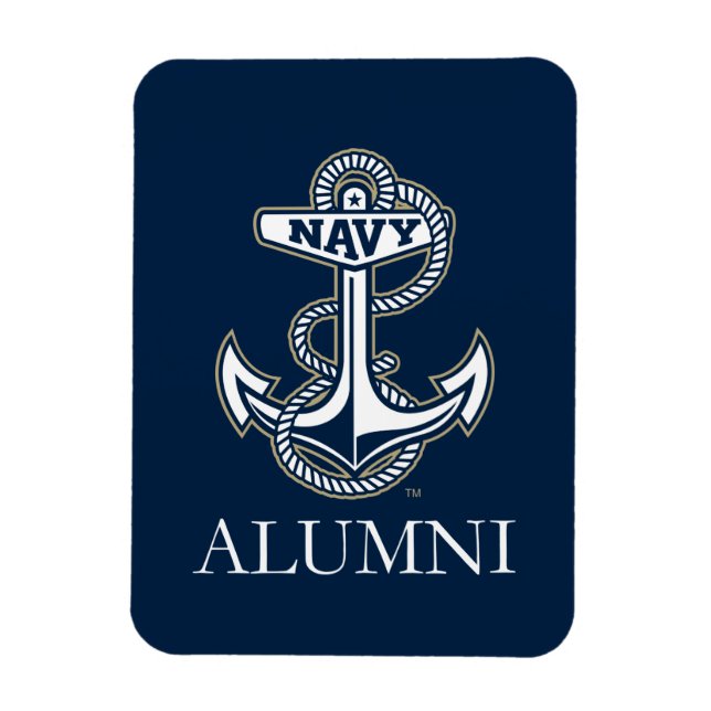 United States Naval Academy Alumni Magnet (Vertical)