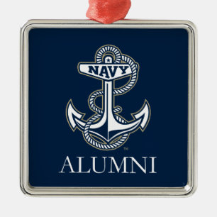 United States Naval Academy Alumni Metal Ornament
