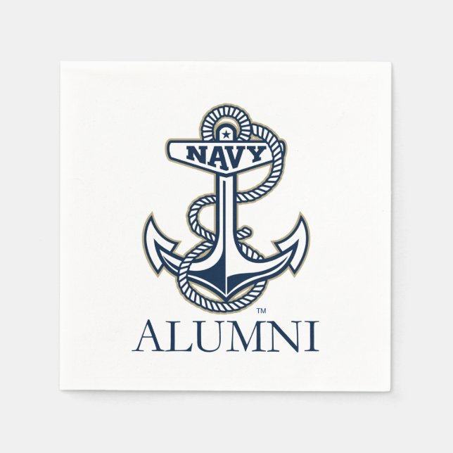 United States Naval Academy Alumni Napkins (Front)