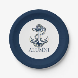 United States Naval Academy Alumni Paper Plates