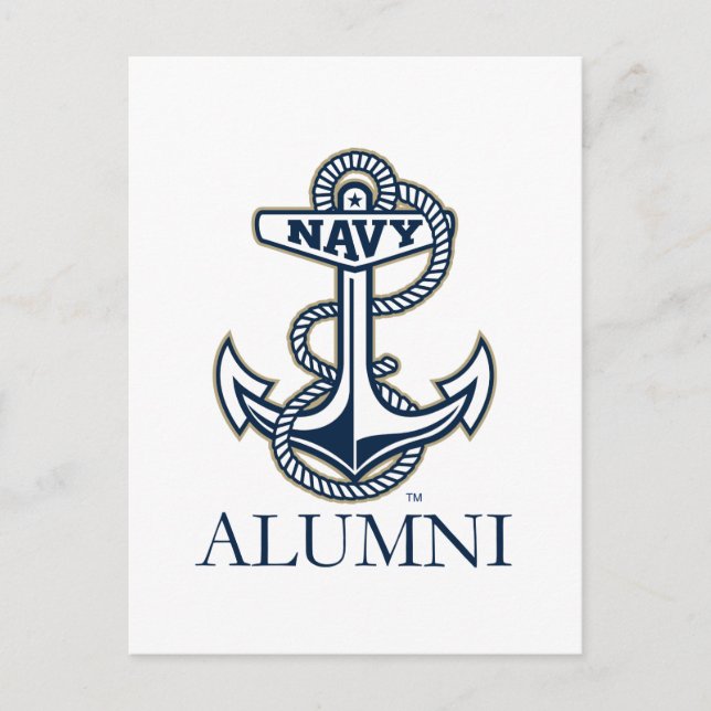 United States Naval Academy Alumni Postcard (Front)