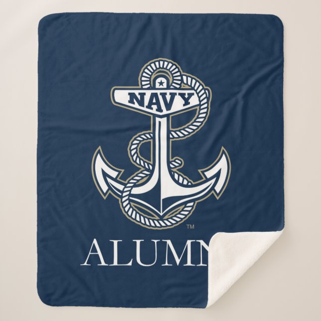 United States Naval Academy Alumni Sherpa Blanket (Front)