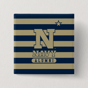 United States Naval Academy Alumni Stripes Button