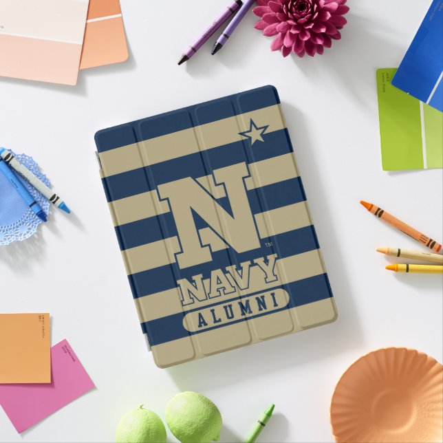 United States Naval Academy Alumni Stripes iPad Smart Cover (In Situ)
