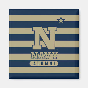 United States Naval Academy Alumni Stripes Magnet