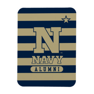 United States Naval Academy Alumni Stripes Magnet