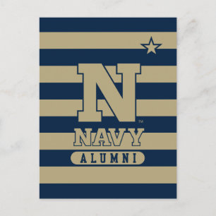 United States Naval Academy Alumni Stripes Postcard