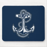 United States Naval Academy Anchor Distressed