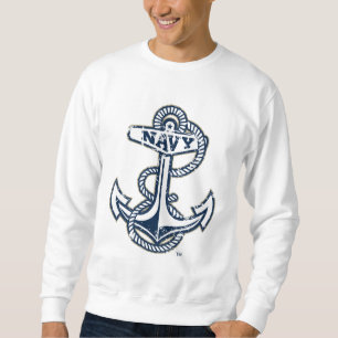 United States Naval Academy Anchor Distressed Sweatshirt