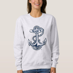 United States Naval Academy Anchor Distressed Sweatshirt