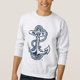United States Naval Academy Anchor Distressed Sweatshirt