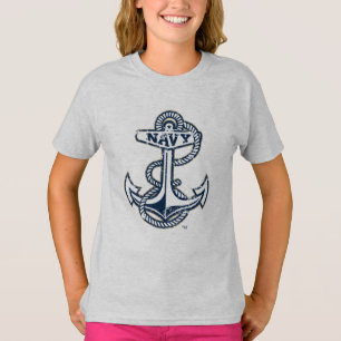 United States Naval Academy Anchor Distressed T-Shirt