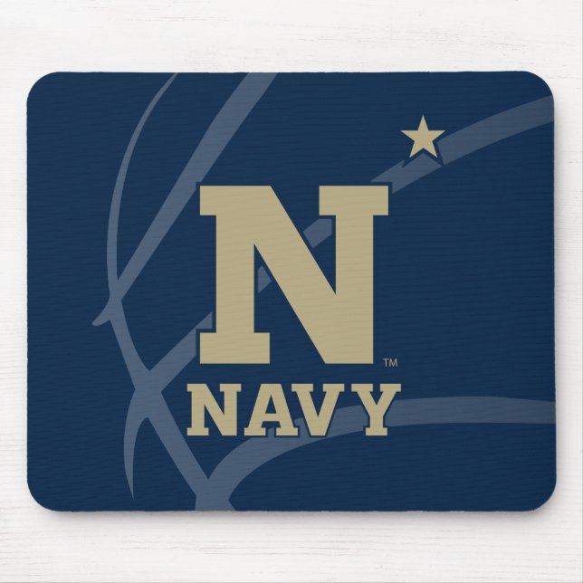 United States Naval Academy Basketball Mouse Pad (Front)