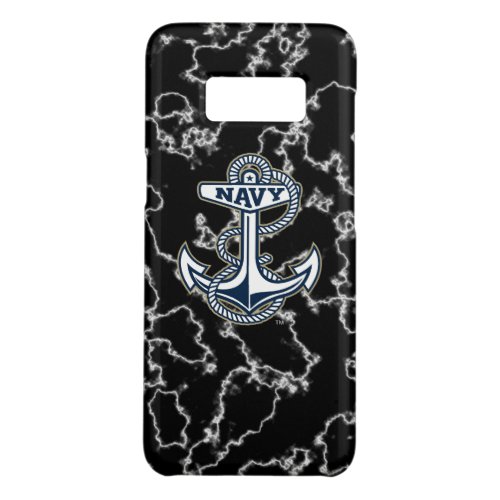 United States Naval Academy Black Marble Case_Mate Samsung Galaxy S8 Case