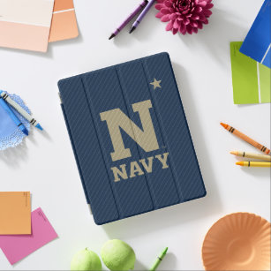 United States Naval Academy Carbon Fiber Pattern iPad Smart Cover