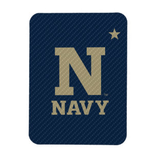 United States Naval Academy Carbon Fiber Pattern Magnet