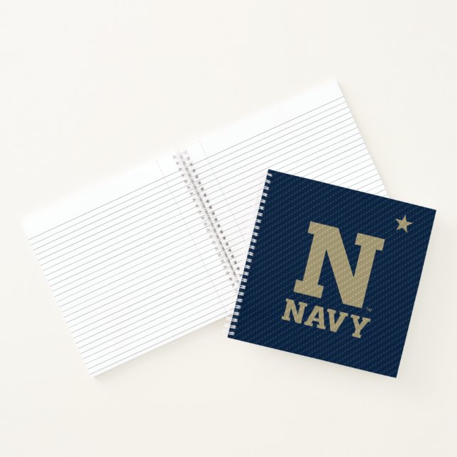 United States Naval Academy Carbon Fiber Pattern Notebook (Inside)