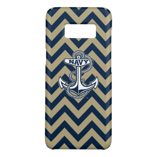 United States Naval Academy Chevron Pattern Case_Mate Samsung Galaxy S8 Case