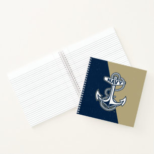 United States Naval Academy Color Block Distressed Notebook