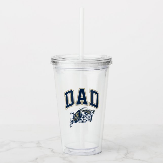 United States Naval Academy Dad Acrylic Tumbler (Front)