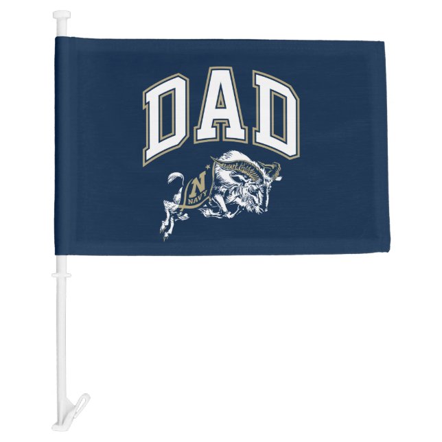 United States Naval Academy Dad Car Flag (Front)