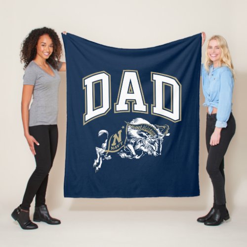 United States Naval Academy Dad Fleece Blanket
