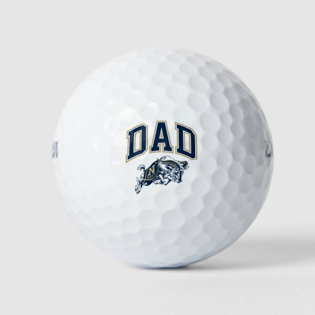 United States Naval Academy Dad Golf Balls (Front)