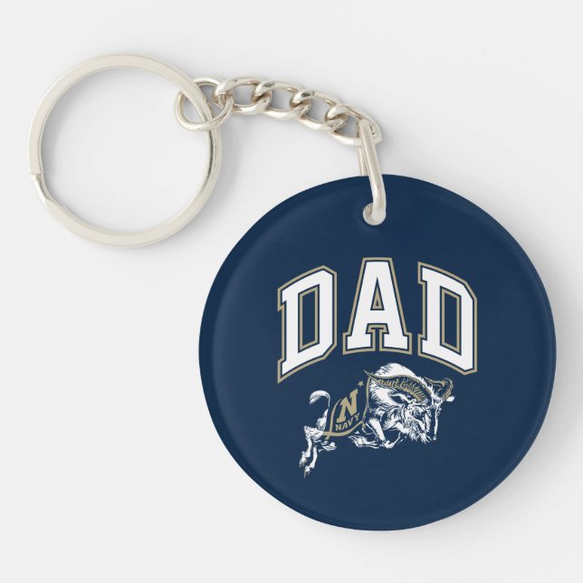 United States Naval Academy Dad Keychain (Front)