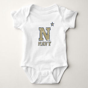 United States Naval Academy Distressed Baby Bodysuit
