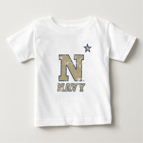 United States Naval Academy Distressed Baby T_Shirt