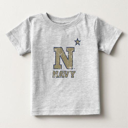 United States Naval Academy Distressed Baby T_Shirt