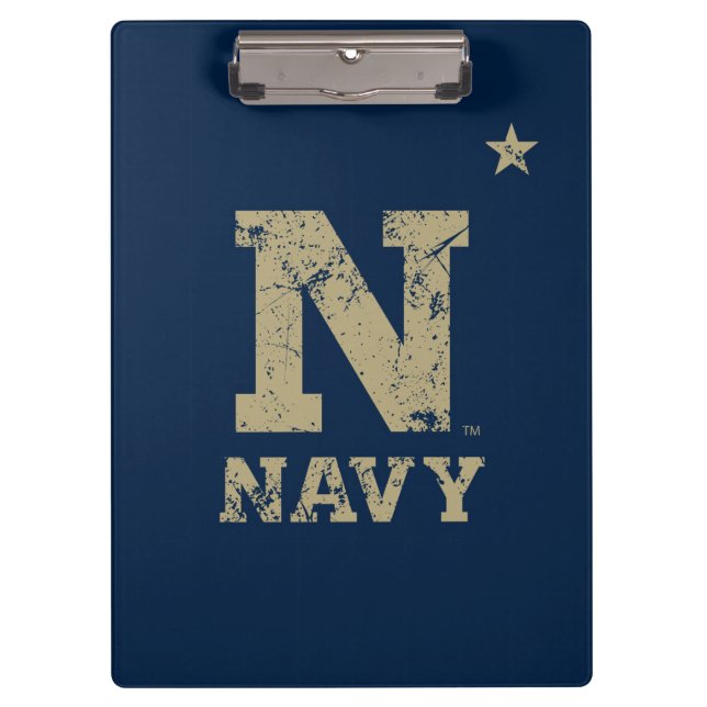 United States Naval Academy Distressed Clipboard (Front)