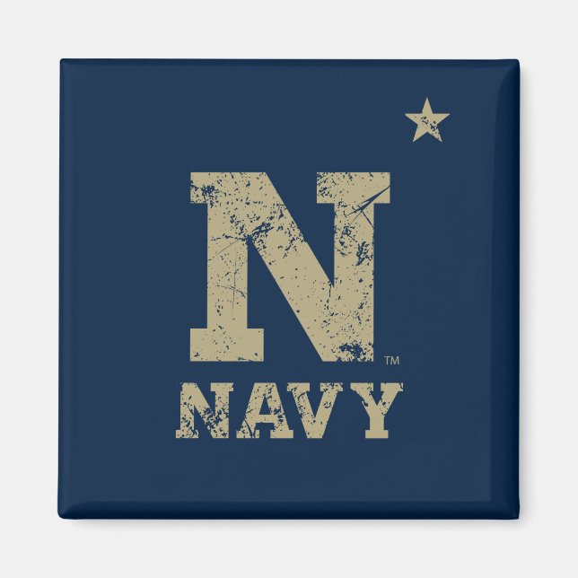 United States Naval Academy Distressed Magnet (Front)
