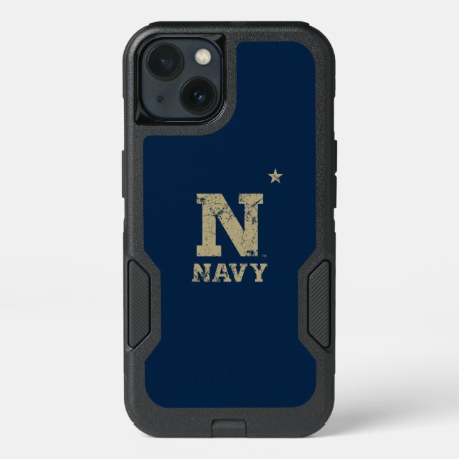 United States Naval Academy Distressed Otterbox iPhone Case (Back)