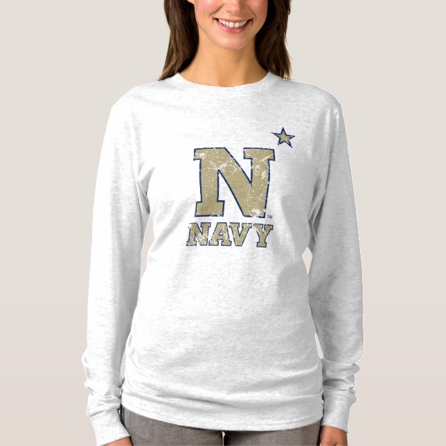 United States Naval Academy Distressed T-Shirt (Front)