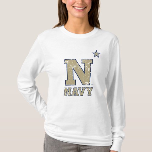 United States Naval Academy Distressed T_Shirt