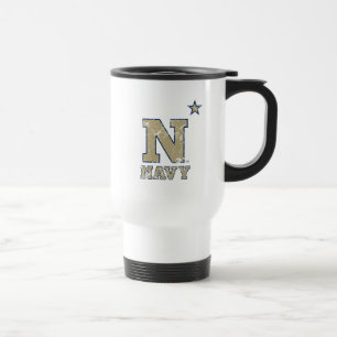 United States Naval Academy Distressed Travel Mug