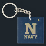 United States Naval Academy Logo Watermark Keychain<br><div class="desc">Check out these United States Naval Academy designs! Show off your Midshipmen pride with these new University products. These make the perfect gifts for the Naval Academy student, alumni, family, friend or fan in your life. All of these Zazzle products are customizable with your name, class year, or club. Go...</div>
