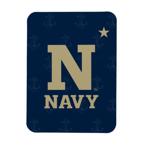 United States Naval Academy Logo Watermark Magnet