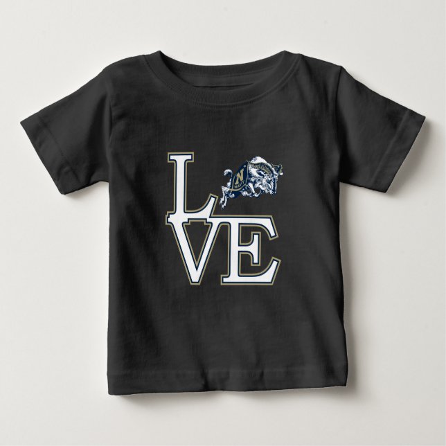United States Naval Academy Love Baby T-Shirt (Front)