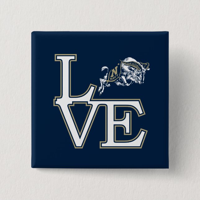 United States Naval Academy Love Button (Front)