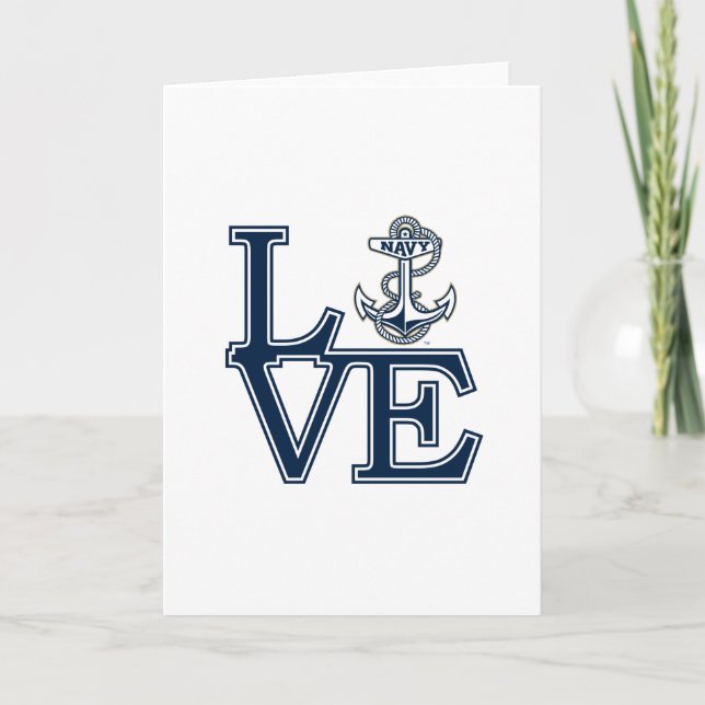 United States Naval Academy Love Card (Front)