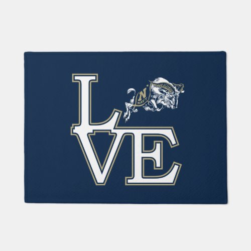 United States Naval Academy Love Doormat