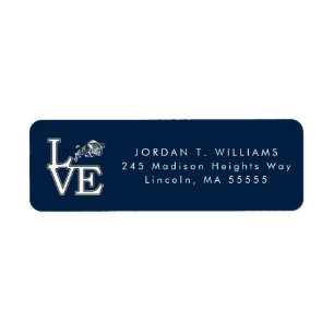 United States Naval Academy Love Label