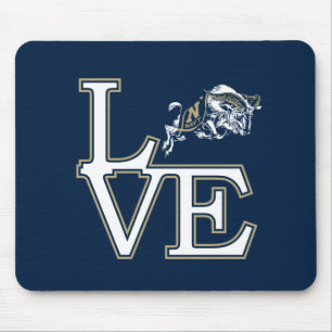 United States Naval Academy Love Mouse Pad