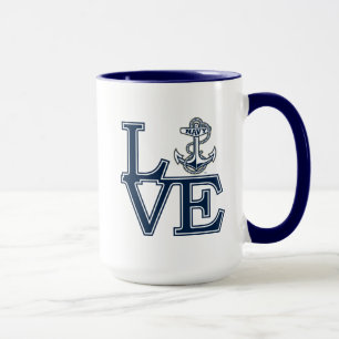United States Naval Academy Love Mug