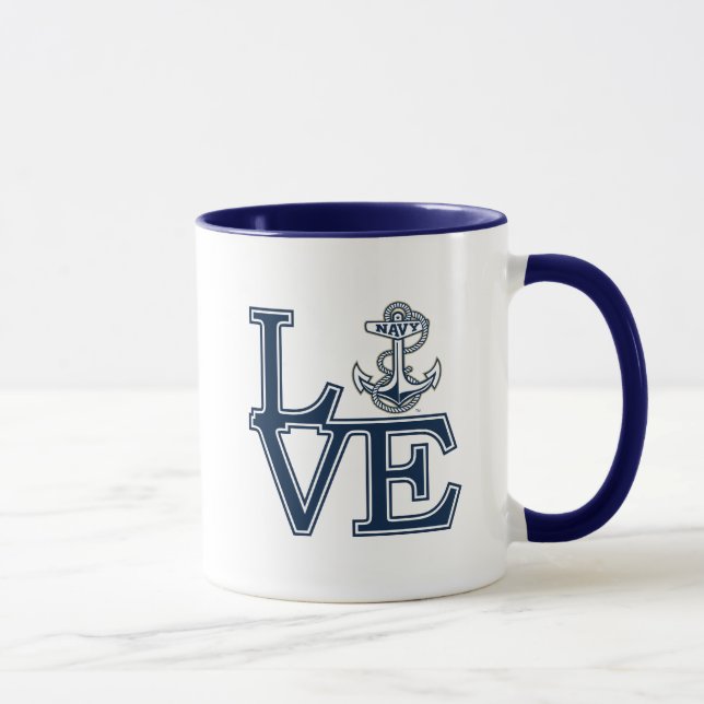 United States Naval Academy Love Mug (Right)