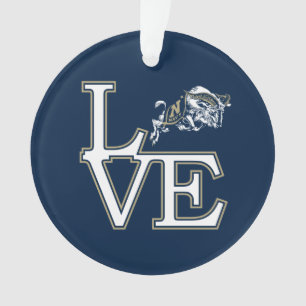 United States Naval Academy Love Ornament